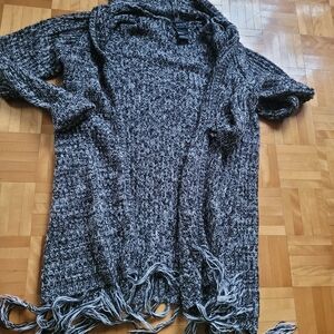 Black and White Women's Vest